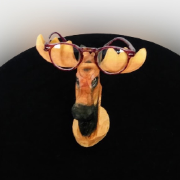 SOLD Peepers Wood Moose - Picture 5 of 7